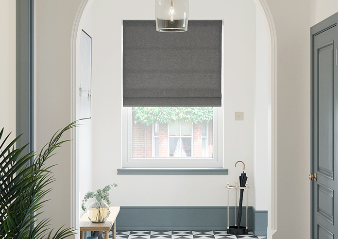 Oleander, Charcoal - Roman Blind - Image 3